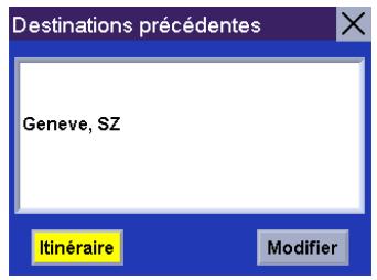 MAGELLAN ROADMATE 300 - Carnet d'adresses : destinations précédentes - 4