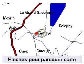 MAGELLAN ROADMATE 300 - Sélectionner un point sur la carte - 1