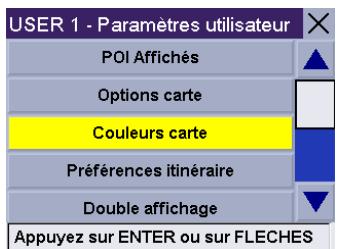 MAGELLAN ROADMATE 300 - Sélection de couleurs carte - 1