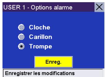 MAGELLAN ROADMATE 300 - Options alarme - 2