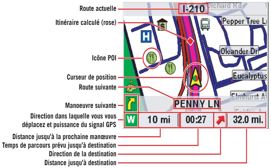 MAGELLAN ROADMATE 300 - Écran carte - 1