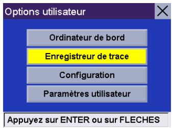 MAGELLAN ROADMATE 300 - Arrêter l'enregistreur de trace - 1