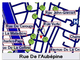 MAGELLAN ROADMATE 300 - Sélectionner un POI sur la carte - 1