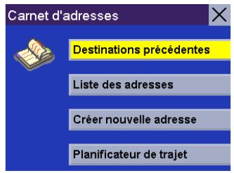 MAGELLAN ROADMATE 300 - Carnet d'adresses : destinations précédentes - 2