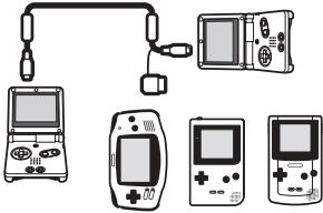 NINTENDO GAMEBOY ADVANCE SP - Jeu à deux utilisant les algicliés pour Game Boy original et Game Boy Color (Une d'ouls) utilise un ensemble de cible Game Link® universel et un Ingériel pour le Gage Boy ou le Game Boy Color. - 1