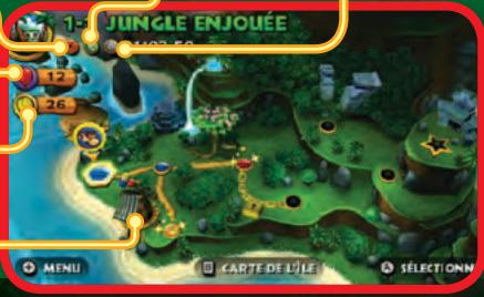 JUNGLE ENJOUÉE MENU CARTE DE LUILE SÉLECTION
