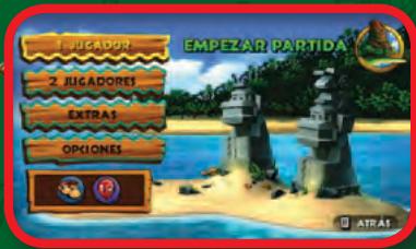 JUGADOR 2 JUGADORES EXTRAIS OPCIONES EMPEZAR PARTIDA P ATRAT