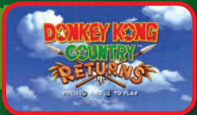 DONKEY KONG COUNTRY RETURNS PRESS ◎ AND ▶ TO PLAY