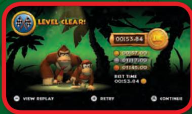 LEVEL CLEAR! 00:53.84 00:57.00 01:17.00 01:45.00 BEST TIME 00:53.84 VIEW REPLAY RETRY CONTINUE