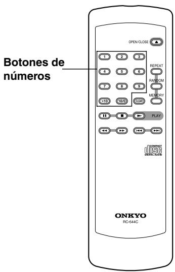 ONKYO C-1VL - Selección de pistas por número - 1