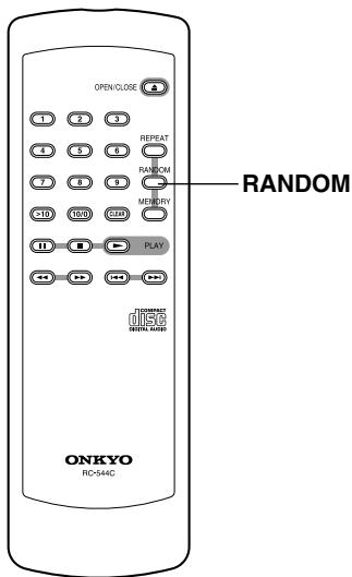 ONKYO C-1VL - Lecture aléatoire - 1