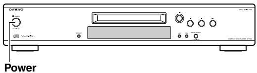 ONKYO C-1VL - Accensione del C-1VL - 1