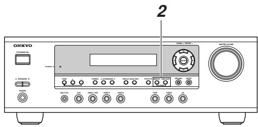 ONKYO HT-SR600 - Eliminar programaciones - 1