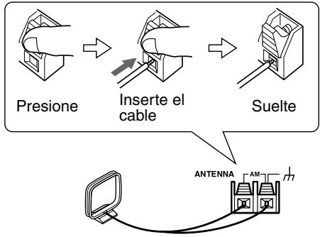ONKYO HT-SR600 - Conectar la antenna en bucle AM - 2