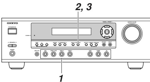 ONKYO HT-SR600 - Assignation des sources d'entrée aux entrées numériques - 1
