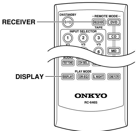 ONKYO HT-SR600 - Visualizar informacion de fuente - 1
