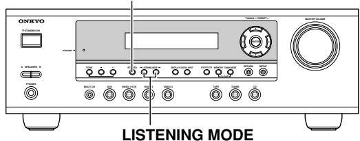 ONKYO HT-SR600 - Choix du mode d'écoute - 1