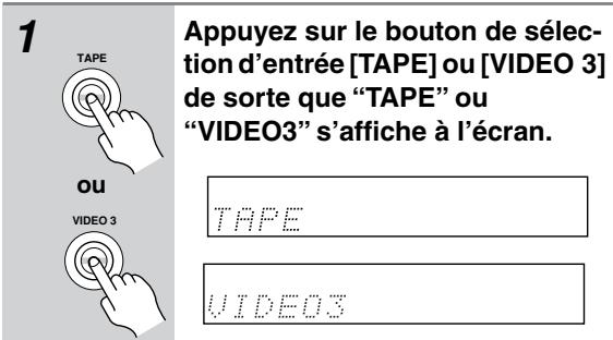 ONKYO HT-SR600 - Changer l'affichage de selecteur d'entrée - 2