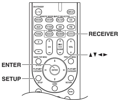 ONKYO HT-S3200 - Réglage l'intervalle de fréquences AM/FM - 1