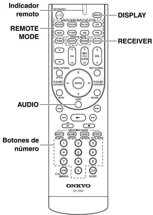ONKYO HT-S3200 - Introducir un número de control remoto - 1