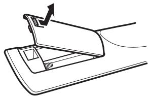 ONKYO HTP-370 - Installation des piles - 1