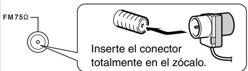 ONKYO HTP-370 - Instale la antenna FM, como se muestra. - 1