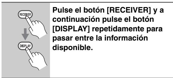 ONKYO HTP-370 - Visualizar informacion de fuente - 1