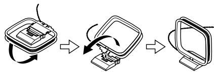 ONKYO HTP-370 - Connexion de l'antenne-cadre AM - 1