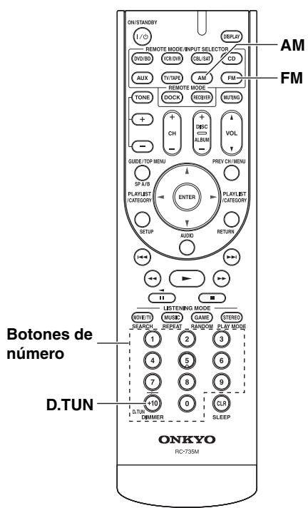 ONKYO HTP-370 - Sintonizar emisoras por Frequencia - 1
