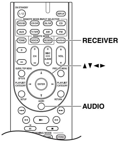 ONKYO HTP-370 - Utilizar los ajustes de audio - 1