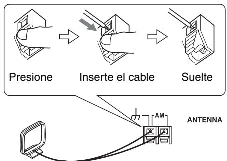 ONKYO HTP-370 - Conectar la antenna en bucle AM - 2