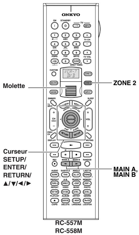 ONKYO TX-NR5000 - Navigation dans le menu Setup - 2