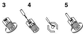 ONKYO TX-NR5000 - Branchement du cable d'enceinte - 2