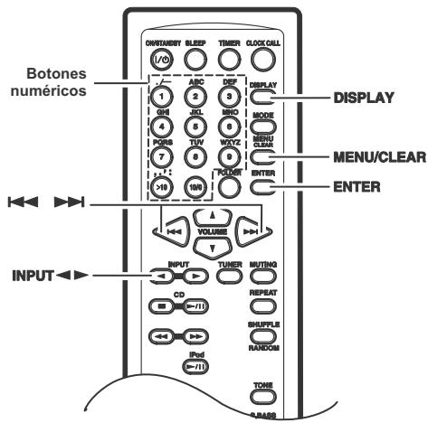 ONKYO CR-445 - Asignar nombres a las presintonías - 1