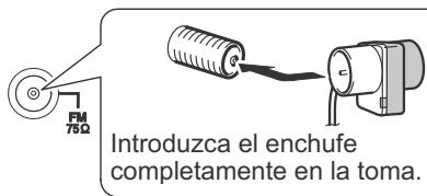 ONKYO CR-445 - Conexión de antenna FM de interiores - 1