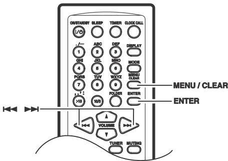 ONKYO CR-445 - Effacer le nom d'une préselection - 1