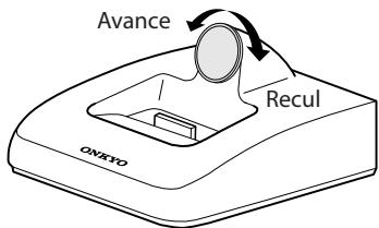 ONKYO DS-A3 - Régler l'adaptateur de l'IPod - 1