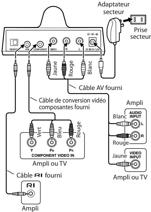 ONKYO DS-A3 - Schémas de connexions du RI Dock - 1