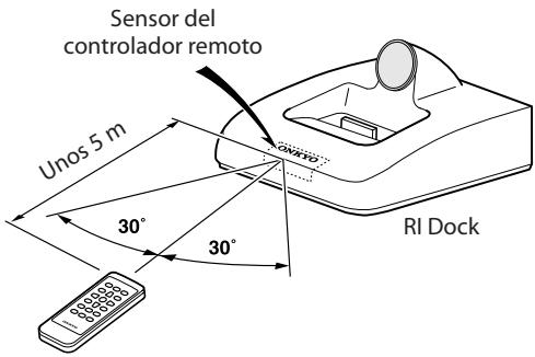 ONKYO DS-A3 - Enfocar el controlador remoto - 1