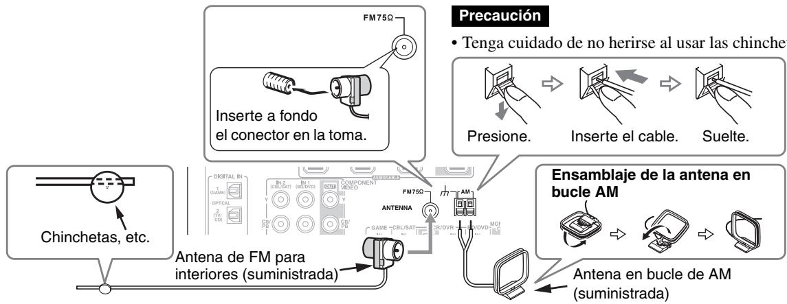 ONKYO HT-S3300 - Conexión de la antenna - 1