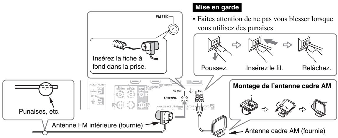 ONKYO HT-S3300 - Raccordement de I'antenne - 1