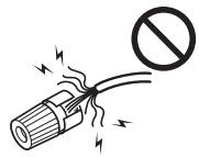 ONKYO HT-S3300 - Precauciones para la connexion de los altavoces - 3
