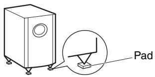 ONKYO SKF-770 - Using the Floor Pads for Subwoofer - 1