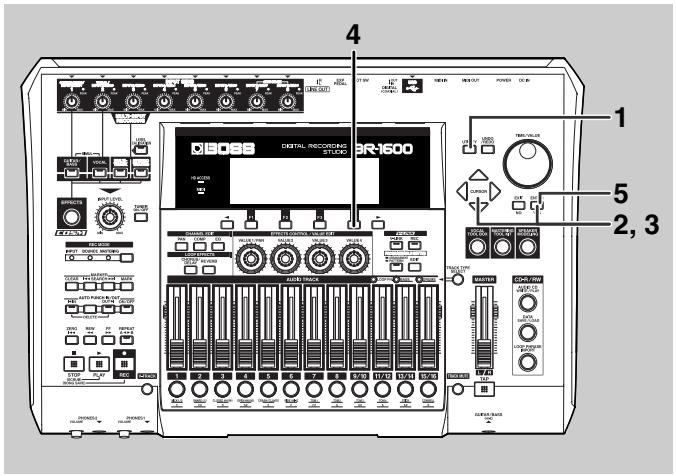 BOSS BR-1600 CD - Copier des morceaux (Song Copy) - 1