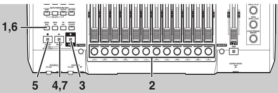 BOSS BR-1600 CD - Enregistrement - 1