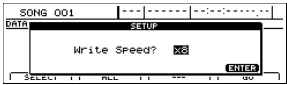 BOSS BR-1600 CD - Archiver un morceau (Song Backup) - 5