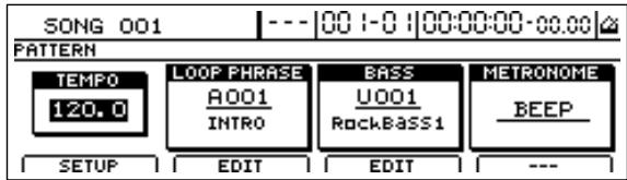 BOSS BR-1600 CD - Sélection du son de métronome - 1