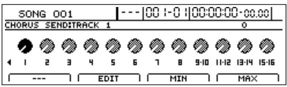 BOSS BR-1600 CD - Appuyez sur LOOP EFFECTS [CHORUS/ DELAY]. - 1
