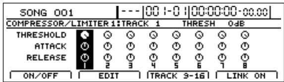 BOSS BR-1600 CD - Sélection des pistes à comprimer - 1