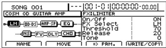 BOSS BR-1600 CD - Appuyez sur [F2] (EDIT). - 1